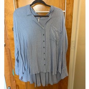 Free People button up blouse